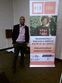 Attending Her voice capacity building training in 2020