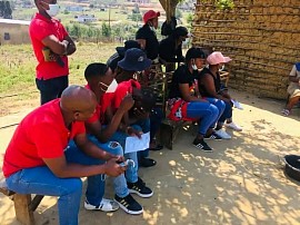 Our visit in Mpolonjeni on outreach